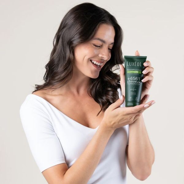 Luxéol Shampoing Densité - 200ml - Stimule la pousse, renforce et densifie les cheveux