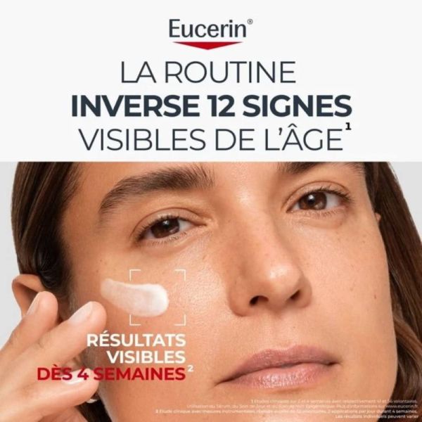 Eucerin Hyaluron-Filler + Longevity Soin de Jour Epigénétique SPF 30 50 ml - Hydratation profonde et réduction des signes de l'âge