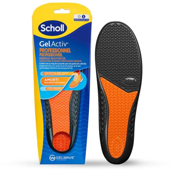 Scholl ExpertSupport Chaussure Professionnelle Taille 40-46,5 1 Paire – Amorti travail intense