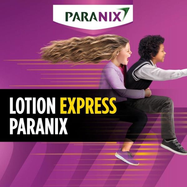 Paranix Express Lotion Anti-Poux et Lentes 195 ml - Élimination en 5 Minutes, peigne inclus