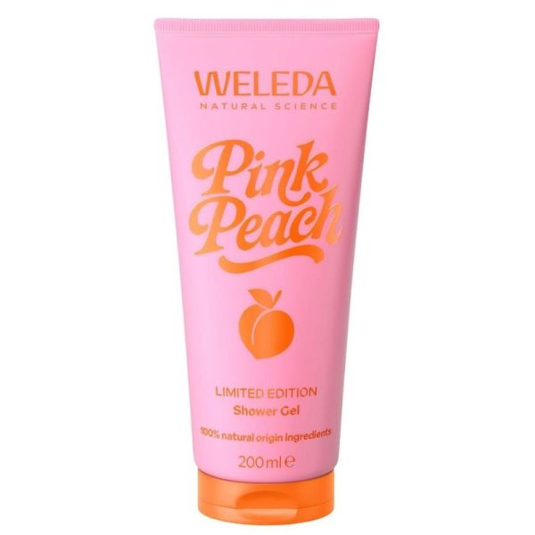 Weleda Gel Douche Pink Peach 200 ml - Édition Limitée