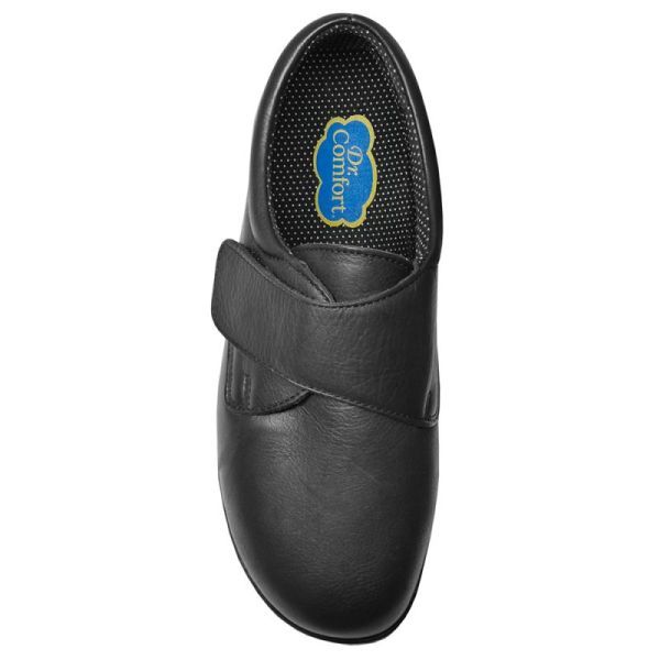 Dr Comfort CHUT Soa Noir - Chaussures Confort Femme Pieds Diabétiques