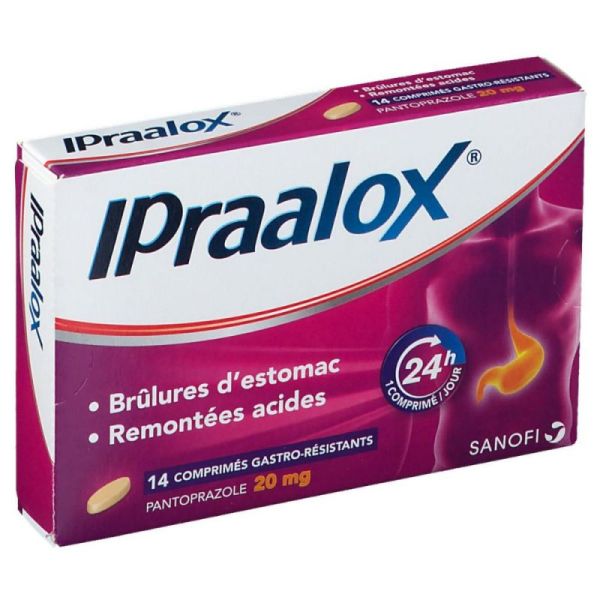 Ipraalox 20mg 14 comprimés - Oméprazole