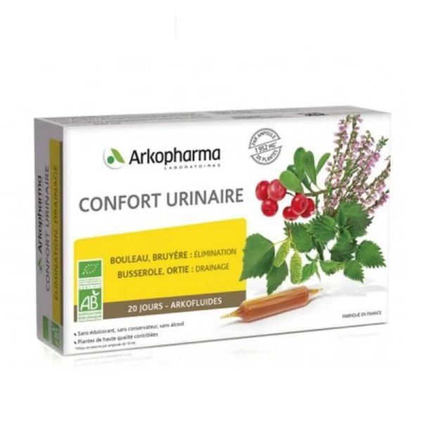 Arkopharma Arkofluides Confort Urinaire Bio 20 ampoules