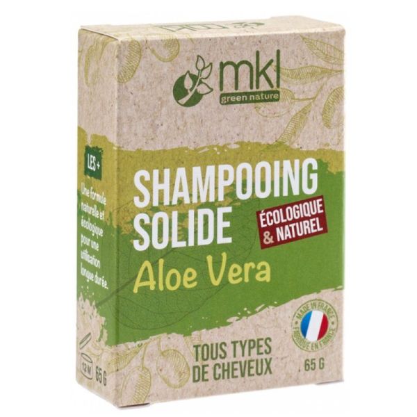 MKL Green Nature Shampoing Solide Aloe Vera - Tous Types de Cheveux - 65 g