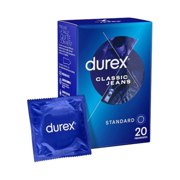 Durex Classic Jeans Préservatifs x20