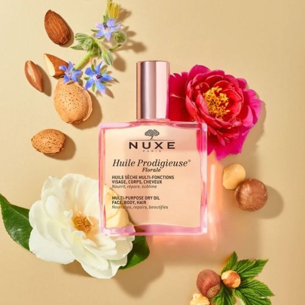 Nuxe Huile Prodigieuse Florale Multifonctions 100ml - Nourrit, protège et révèle l’éclat de la peau