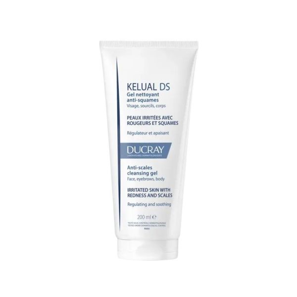 Ducray Kelual DS Gel Nettoyant Anti-Squames Peau Irritée - 200ml