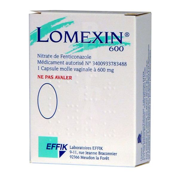 Effik Lomexin 600mg - 1 Capsule Vaginale