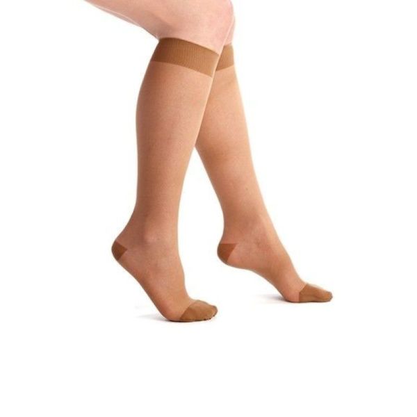 Thuasne Venoflex Incognito Absolu2 Chaussettes de Contention Ambré - Long - Taille 2