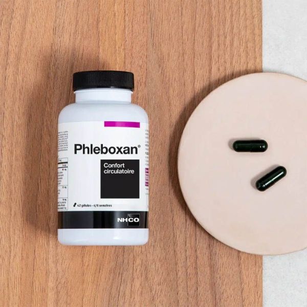 NHCO Phleboxan 42 gélules - Confort circulatoire, jambes légères