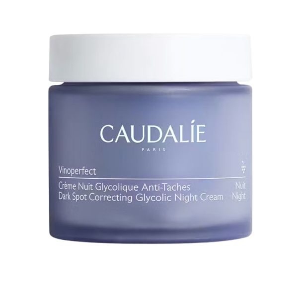 Caudalie Vinoperfect Crème Nuit Anti-Taches Glycolique - 50ml Rechargeable - Peau lissée éclatante