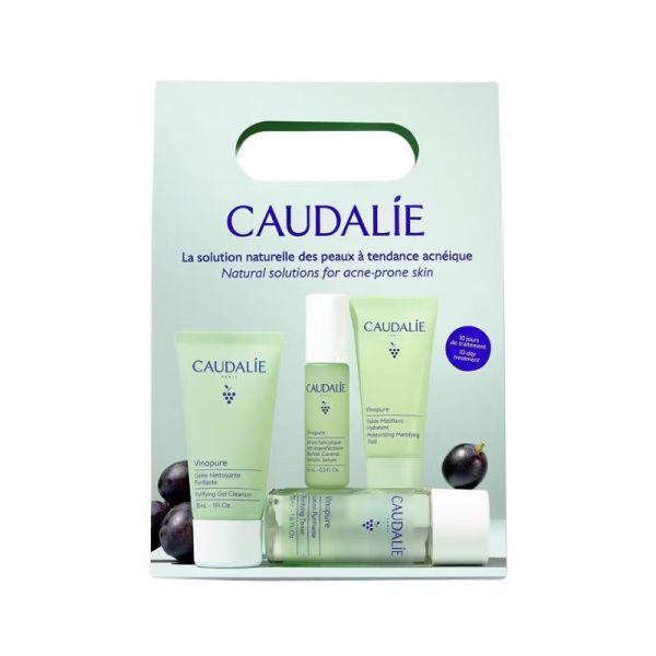 Caudalie Vinopure Starter Kit 2025 Routine Express Anti-Imperfections en 4 Étapes