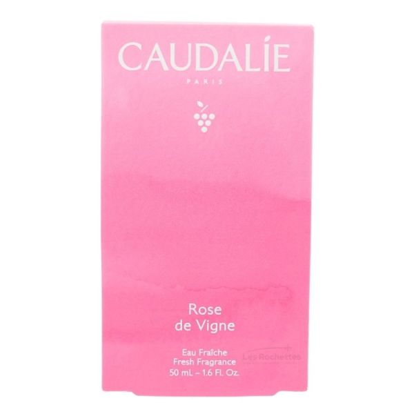 Caudalie Eau Fraîche Rose de Vigne - 50 ml - Parfum doux et romantique