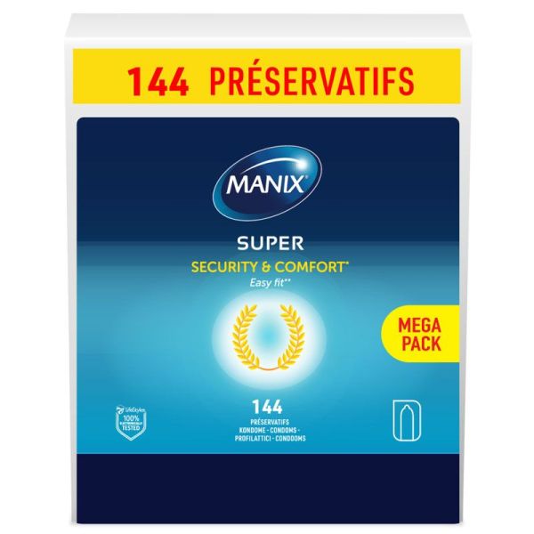 Manix Super - 144 Préservatifs