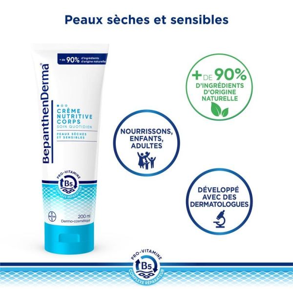 Bepanthen Derma Crème Nutritive Corps 200 ml