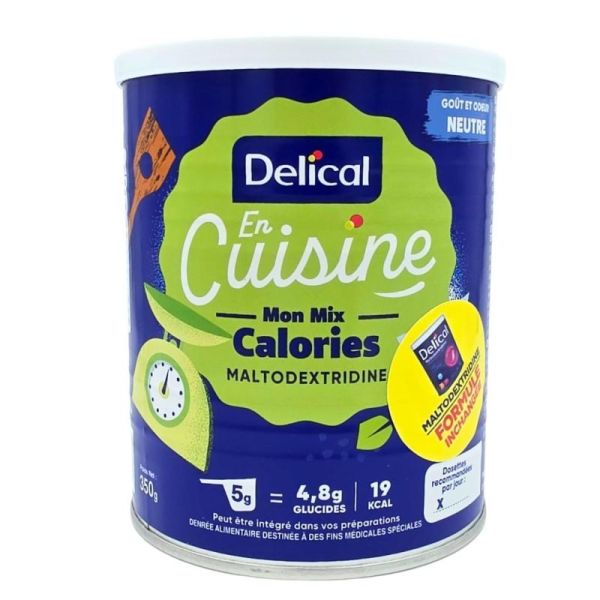 Delical En Cuisine Mon Mix Calories Maltodextridine 350 g - Enrichissement calorique neutre