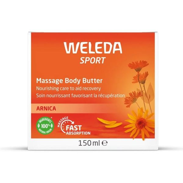Weleda Sport Baume de Massage à l'Arnica Tous Types de Peaux - 150ml