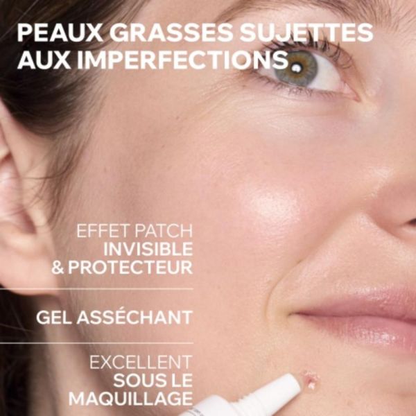 Uriage Hyséac Gel SOS Asséchant 15 ml - Effet patch invisible contre les boutons