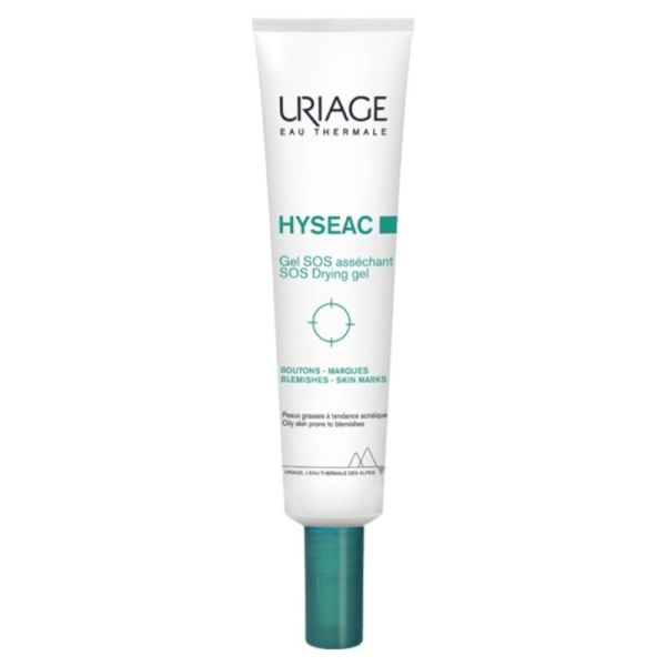 Uriage Hyséac Gel SOS Asséchant 15 ml - Effet patch invisible contre les boutons