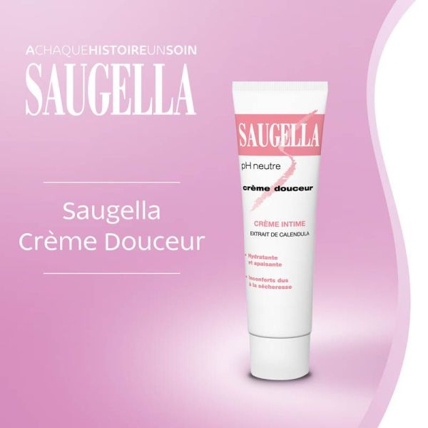 Saugella Crème Douceur 30ml - Hydratation et confort intime