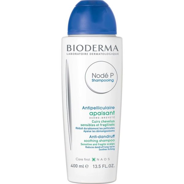 Bioderma Nodé P Shampoing Antipelliculaire Apaisant 400ml – Apaisement et équilibre