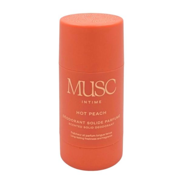 Musc Intime Hot Peach Déodorant Solide Parfumé 50g - Fraîcheur et parfum longue tenue
