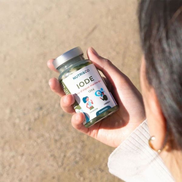 Nutri&Co Iode 120 Gélules – Soutien de la thyroïde et du métabolisme