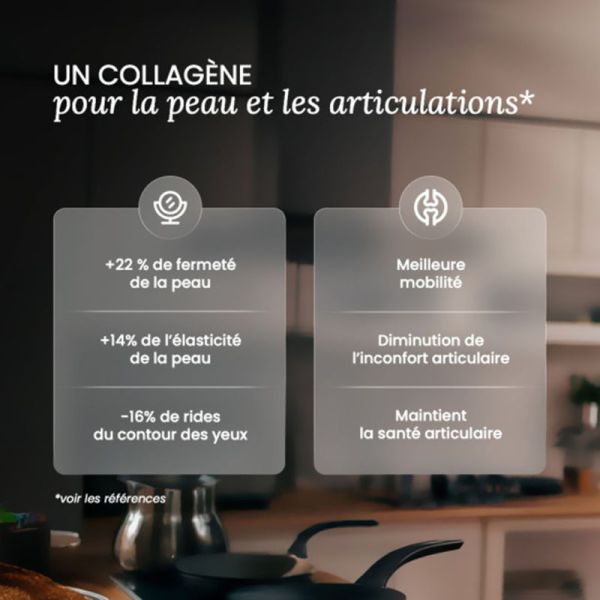 Nutri&Co Collagène Marin Fruits Rouges 540g – Fermeté de la peau et confort articulaire