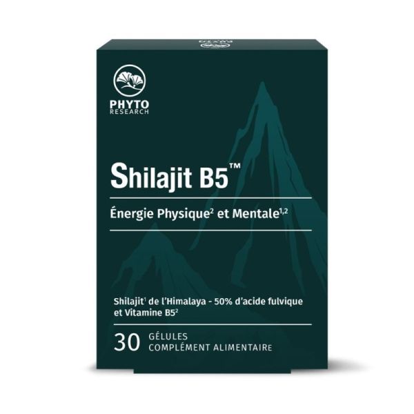 Vitalco Shilajit B5 Énergie Physique & Mentale - 30 Gélules