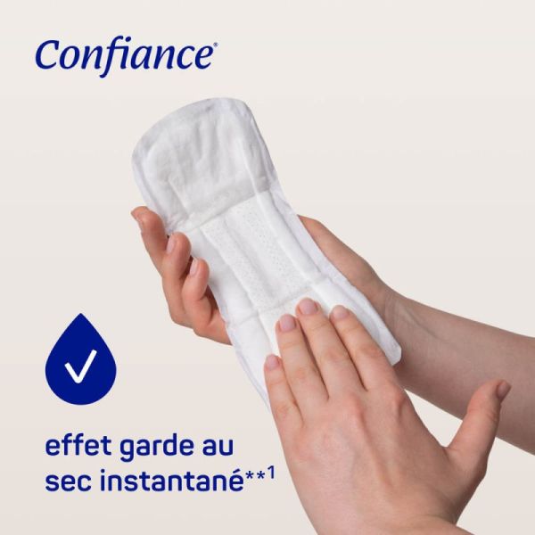 Confiance Lady Pads 2 Gouttes - 12 protections - Protège-slips féminins ultra-discrets