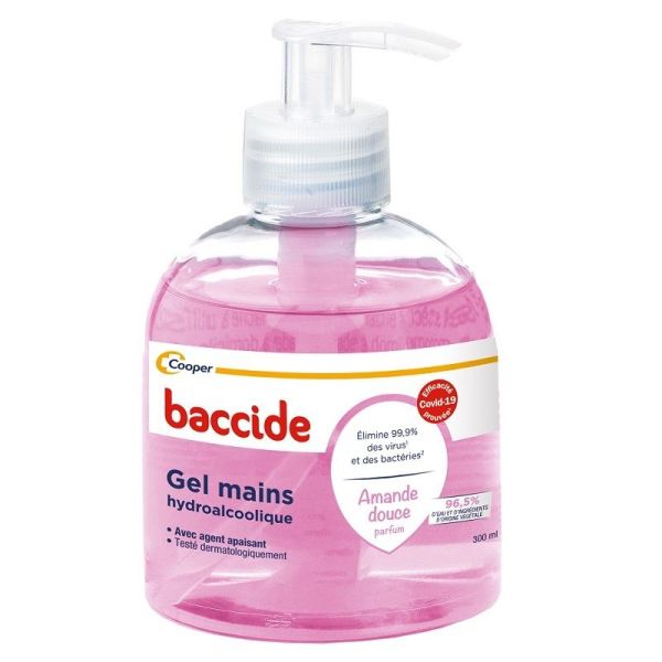 Baccide Gel Hydroalcoolique Mains Amande Douce - 300ml