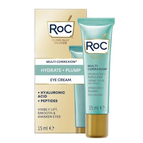 RoC Multi Correxion Hydrater + Repulper 15 ml - Contour des Yeux Hydratant