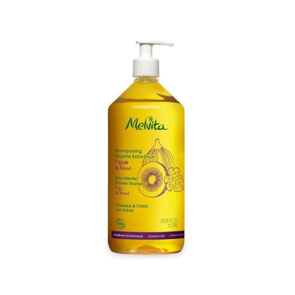 Melvita Les Essentiels Shampooing Douche Extra-Doux Bio 1 litre