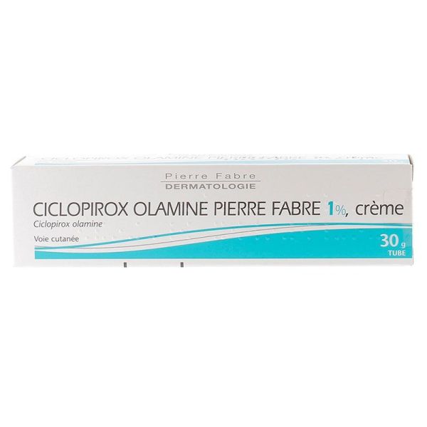 Pierre Favre Ciclopirox Olamine 1% - Traite la Mycose de la Peau et des Ongles - Crème 30g