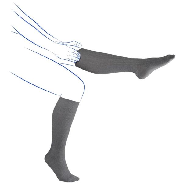 Thuasne Venoflex Fast Coton Chaussettes de Contention Femme Classe 2 Normal – Fibre naturelle et confort