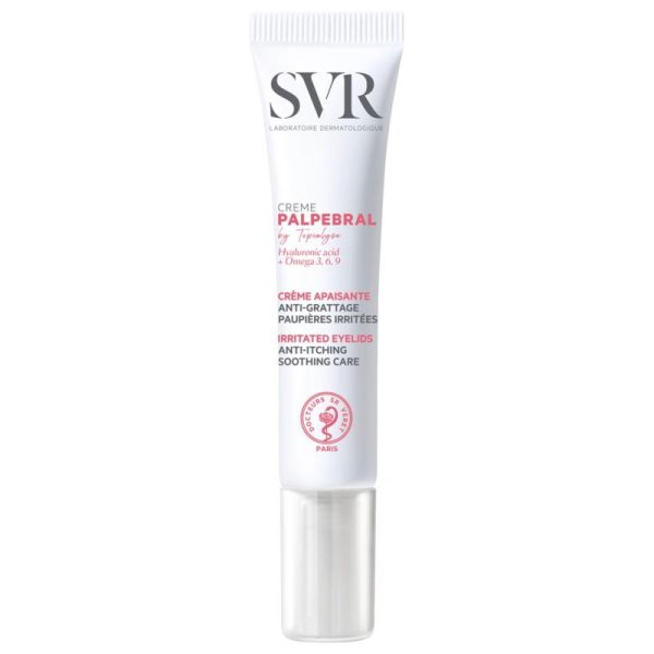 SVR Topialyse Palpébral Crème Apaisante Anti-Grattage - 15 ml - Pour paupières irritées
