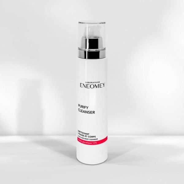 Eneomey Purify Cleanser - Nettoyant visage et corps 150 ml - Effet Peeling et Coup d'Eclat