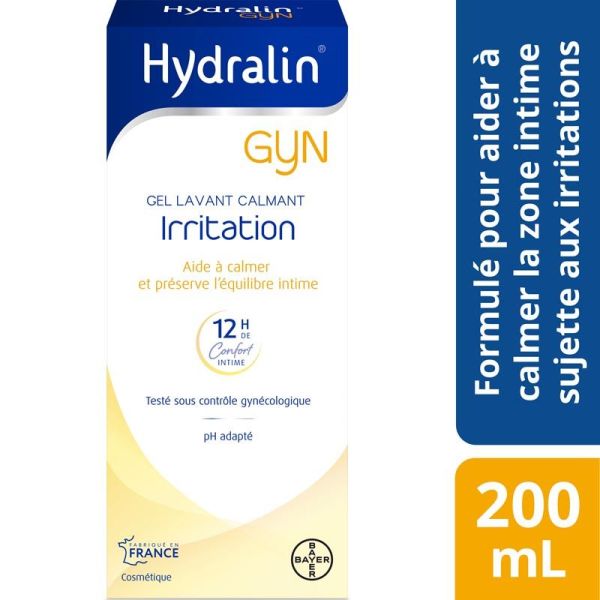 HydralinGyn Gel Lavant Calmant Irritation - 200ml
