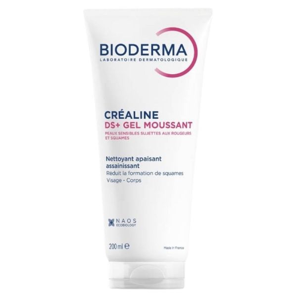 Bioderma Créaline DS+ Gel Moussant Apaisant Assainissant Peaux Sensibles 200ml
