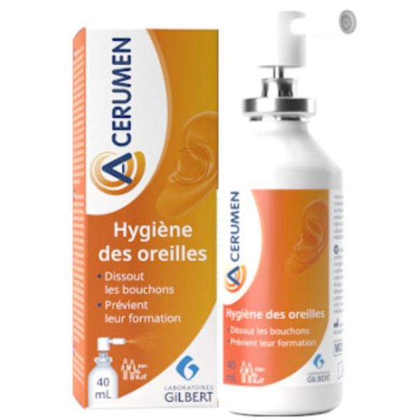 Laboratoires Gilbert A-Cerumen Spray d'Hygiène Auriculaire - 40ml