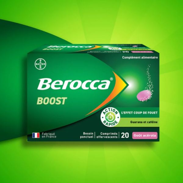 Berocca Boost Effet Coup de Fouet - 20 Comprimés effervescents