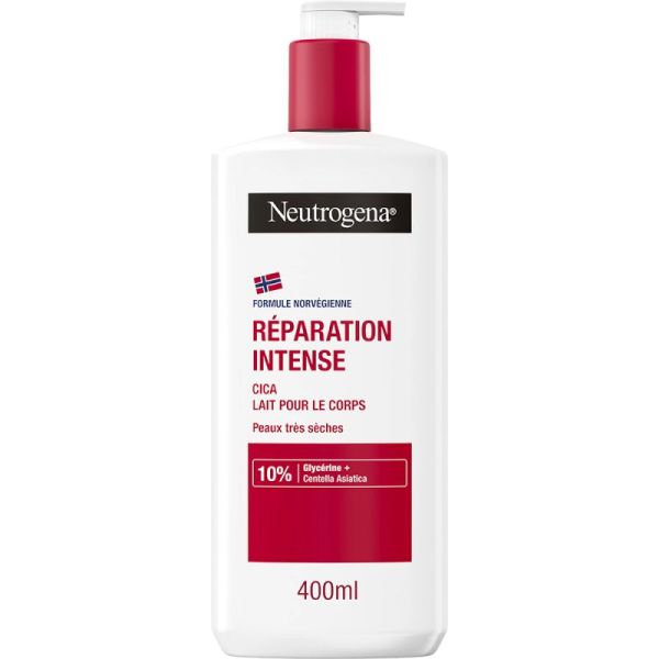 Neutrogena Réparation Intense Lait Corps - 400 ml - Répare, apaise et protège les peaux très sèches