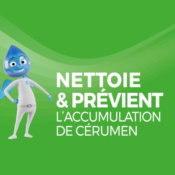 Audispray Adulte Hygiène de l'Oreille Lot de 2 x 50ml - Bouchon de Cérumen