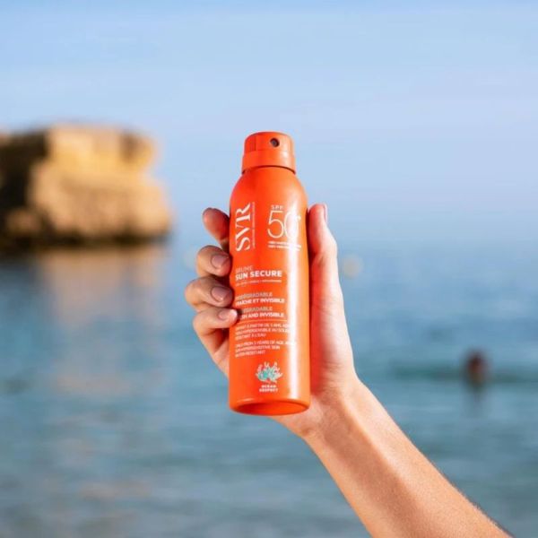 SVR Sun Secure Brume SPF50+ 200ml – très haute protection solaire invisible et rafraîchissante