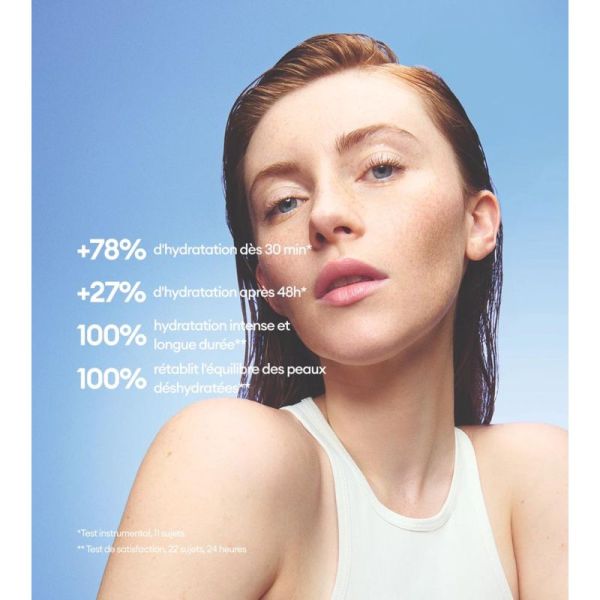 Patyka Sérum Bleu Hydra Booster 30ml - 2 acides hyaluroniques, hydrate intensément, en surface et en profondeur