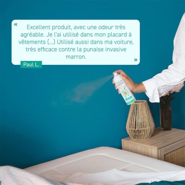 Puressentiel Antiparasitaire Spray Textiles 150 ml – Traitement assainissant pour l'habitat