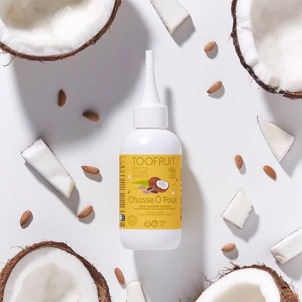 Toofruit Chasse Ô Poux – Mon Masque Huileux - 125ml - Sans huiles essentielles - Dès 3 ans