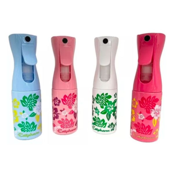 Estipharm Brumisateur Mécanique Rechargeable - Motif Tropical Aléatoire - 200ml