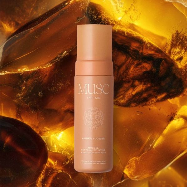 Musc Intime Amber Flower Mousse Nettoyante Intime 150ml – Douceur et fraîcheur intime
